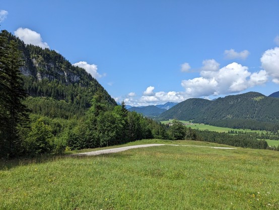 Panorama über die Jachenau.