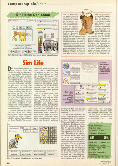 Sim Life - Power Play 1993-01
