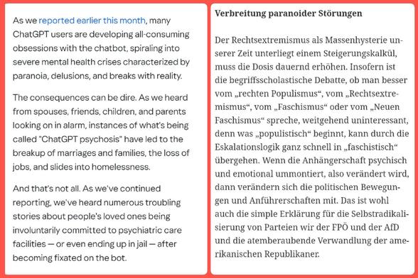 Screenshots aus den verlinkten Beiträgen