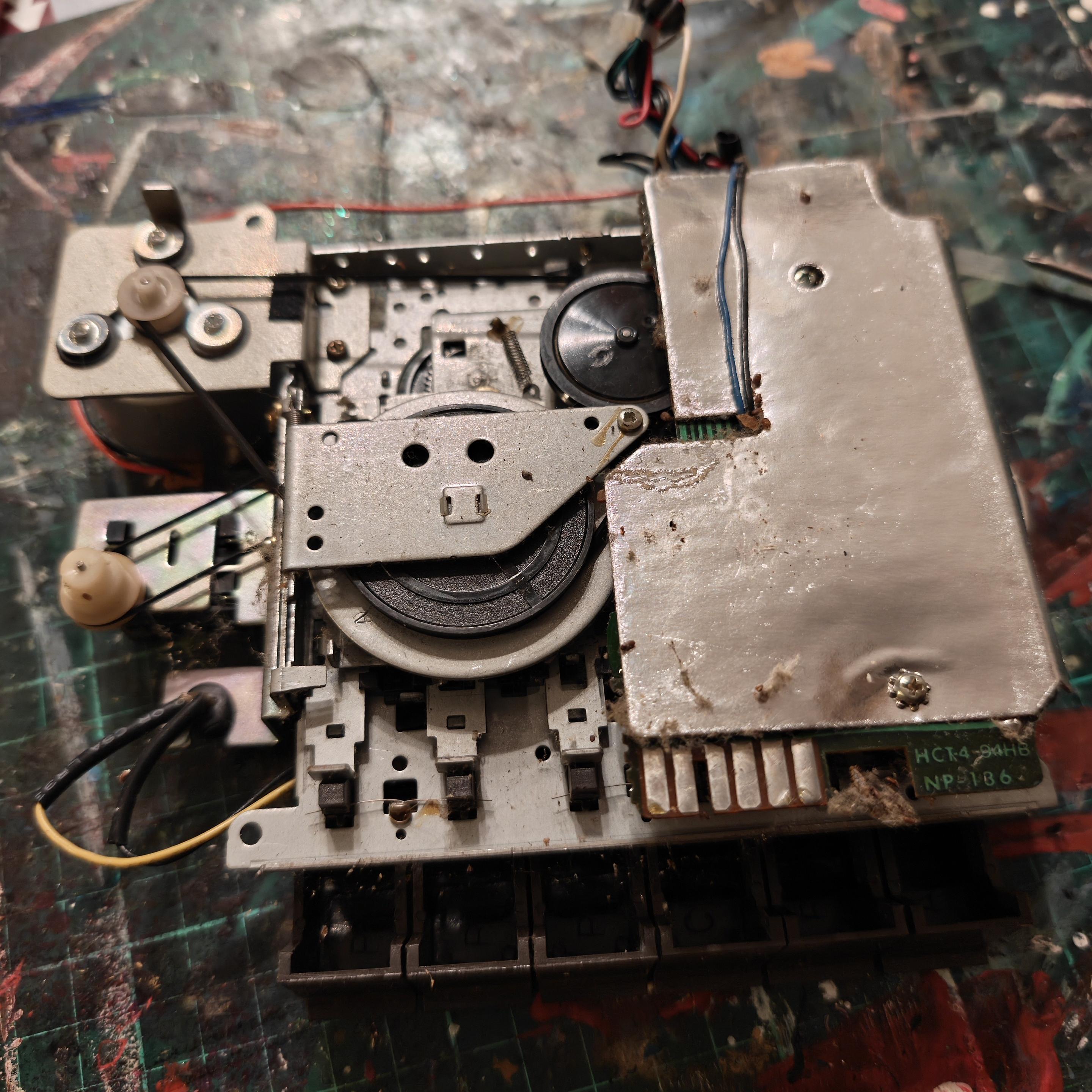 Das Innenleben einer C64 Datasette
