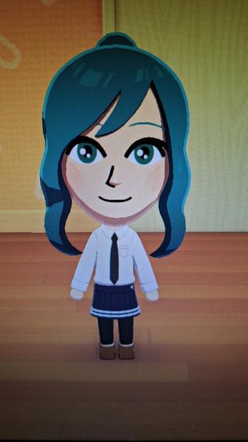 Minami Nanami as a Mii in 'Tomodachi Life: Living the Dream'