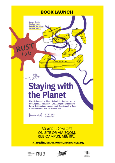Cover of "Staying with the Planet", a transcript 2026 book.
