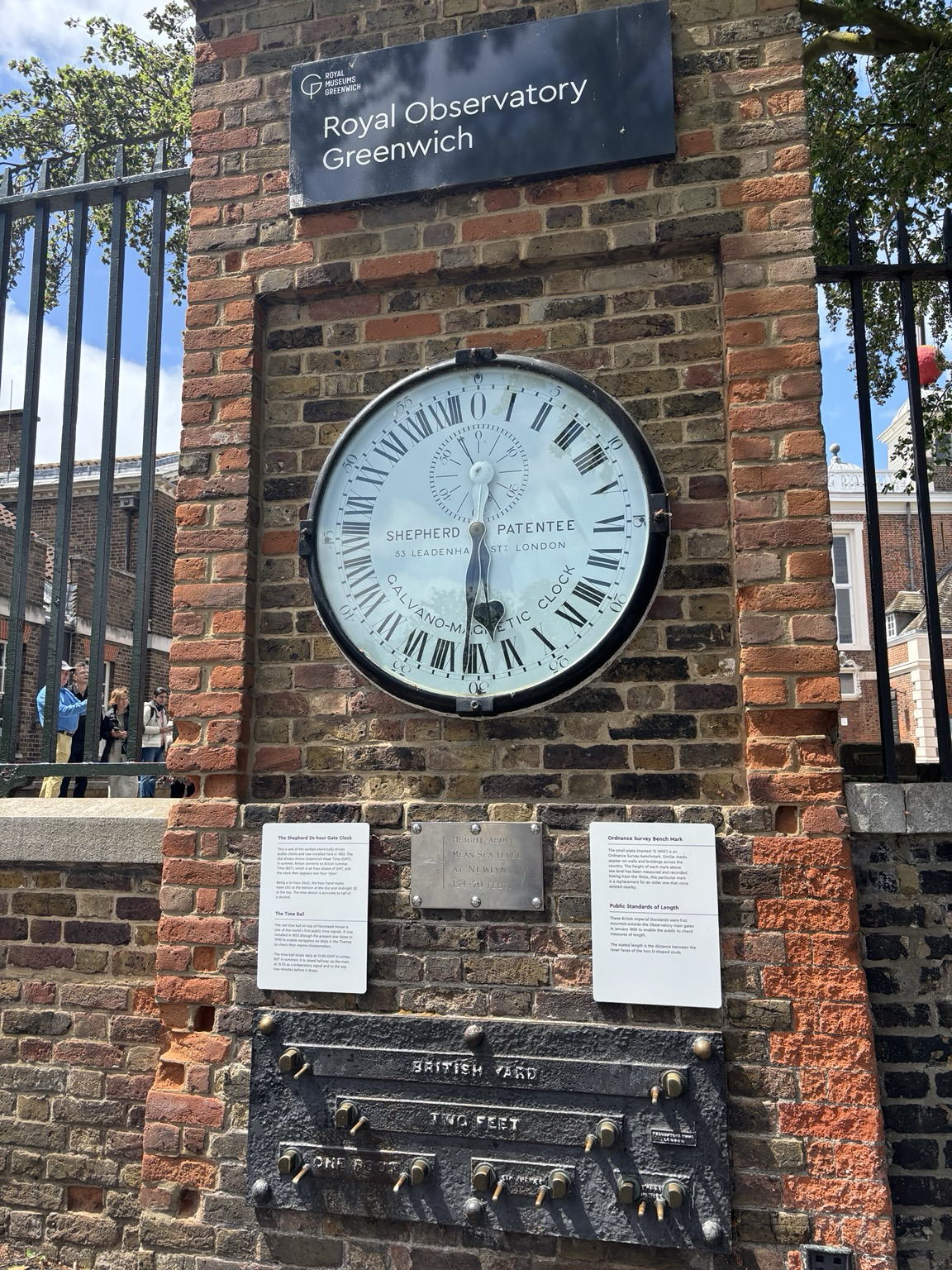 24-Stunden-Uhr von Greenwich