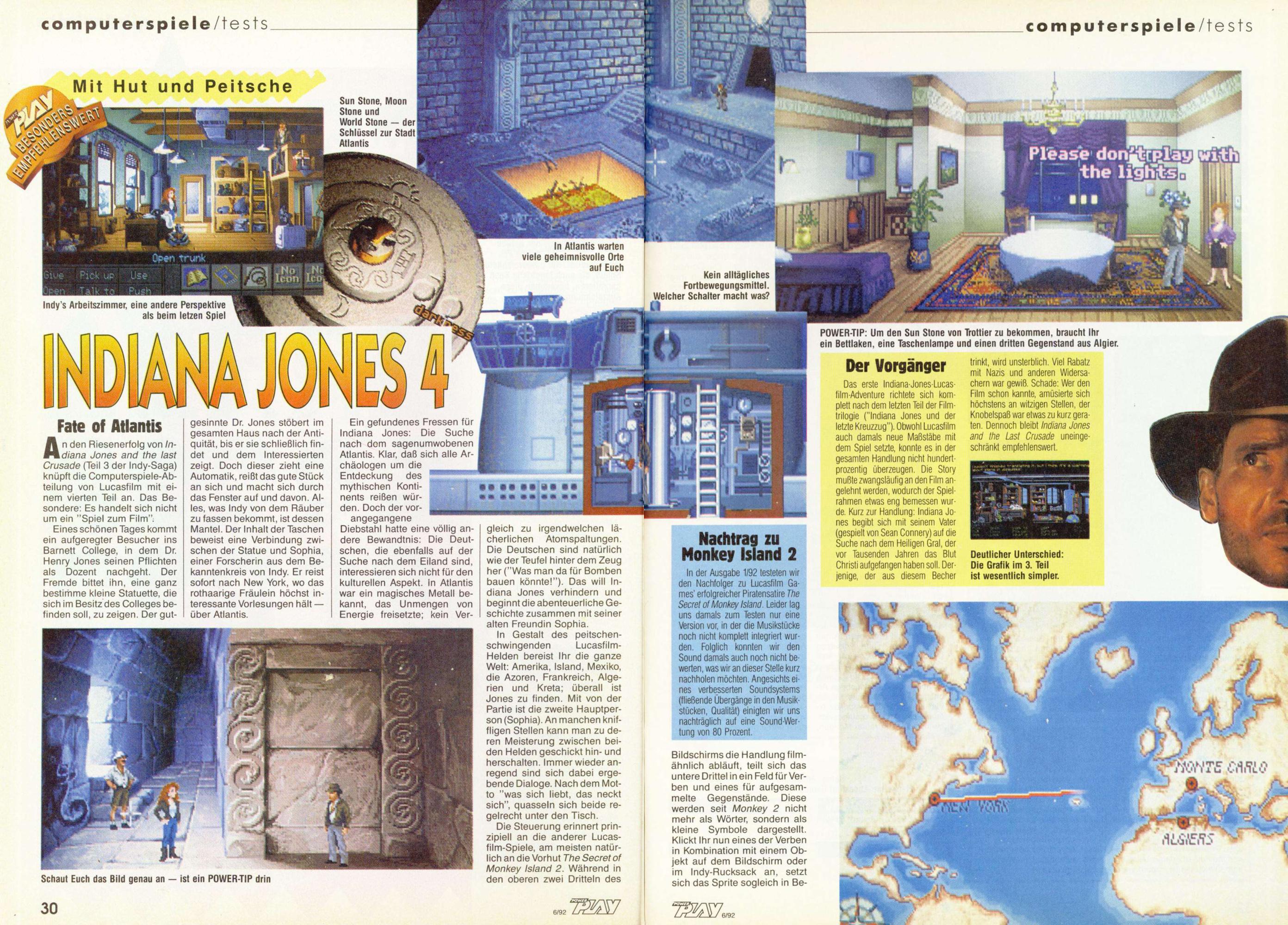 Indiana Jones Fate of Atlantis - Power Play 1992-06__1