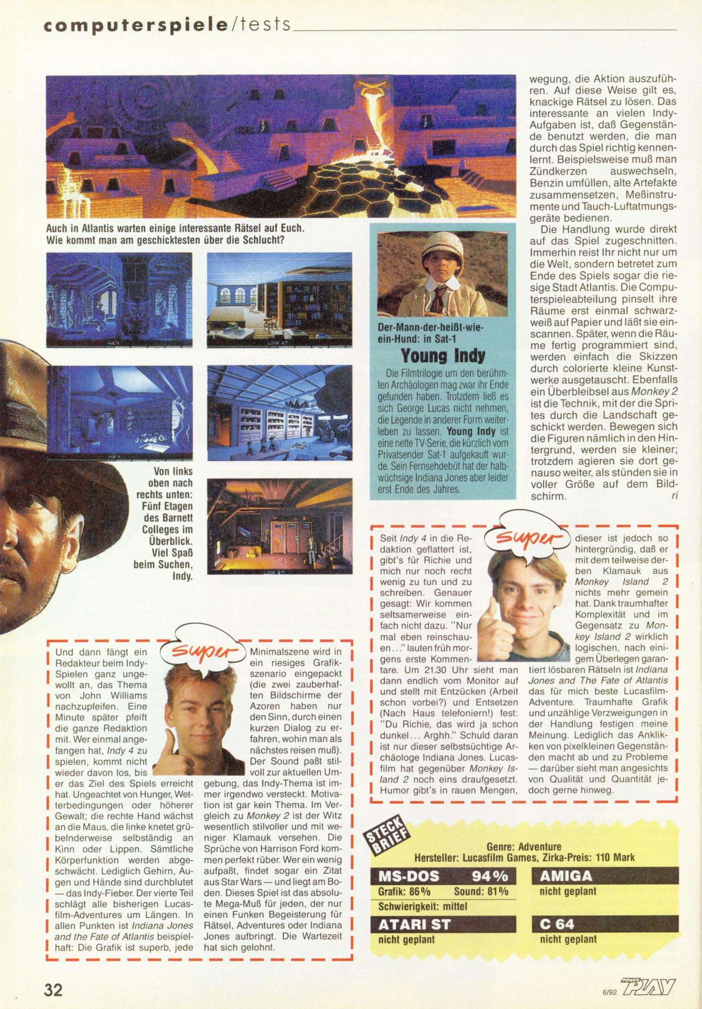 Indiana Jones Fate of Atlantis - Power Play 1992-06__2
