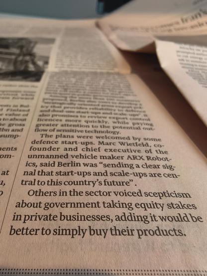Photo form an FT.com article, with the last paragraph paraphrasing industry exports that partly don't like these semi-direct state investment; they would rather just have the orders, which is an astounding statement on its own