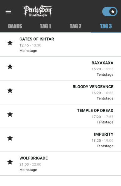Screenshot from the app.