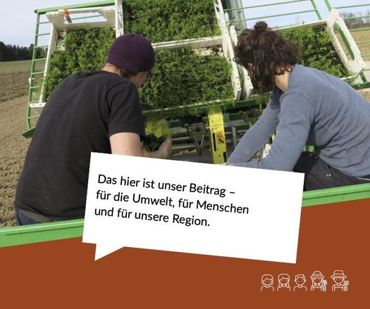 Das hier ist unser Beitrag – für die Umwelt, für Menschen und für unsere Region.
