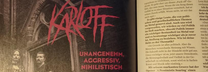 Fotos der Deaf Forever Ausgabe mit dem zitierten Interview. Nr. 69 (2/26).