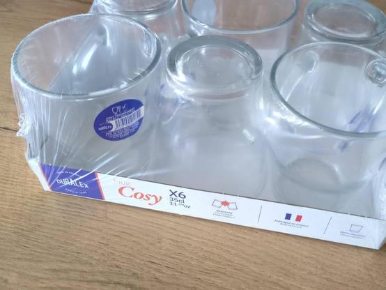 Ein 6-pack Duralex "Cosy 0,35l" Tee-Tassen